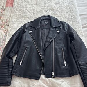 Topshop Vegan Leather Jacket